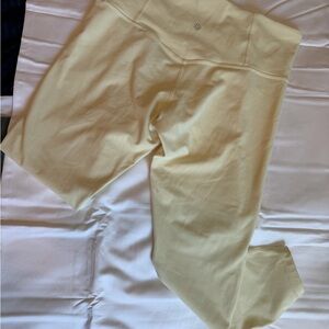 Athleta pastel yellow large High-Waist Performance Leggings